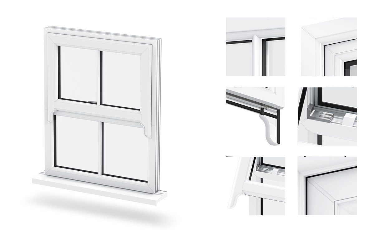 sash horn uPVC windows London