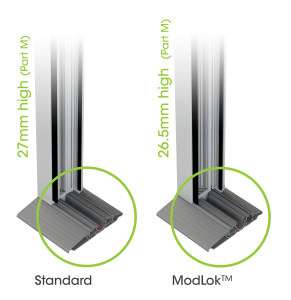 part m low theshold bi-folding doors