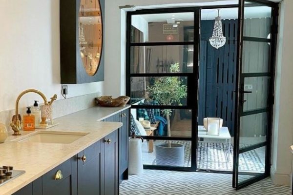 Black Aluminum Heritage Doors