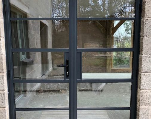 Black Aluminium French Doors