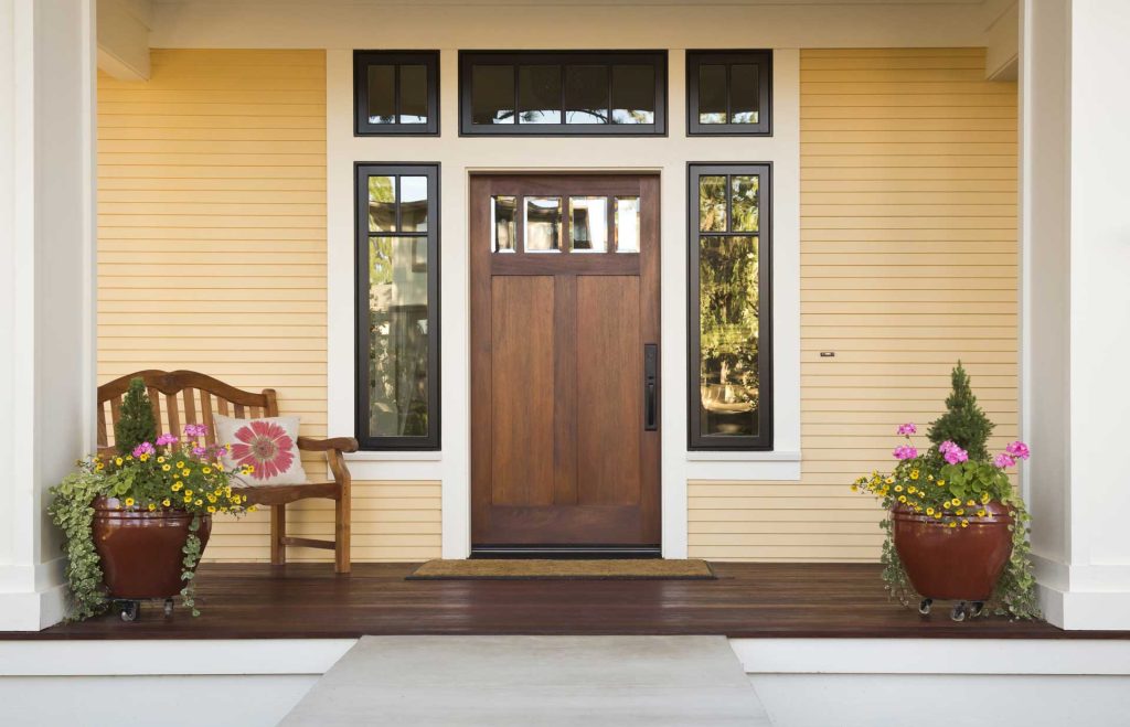 brown timber windows energy efficient
