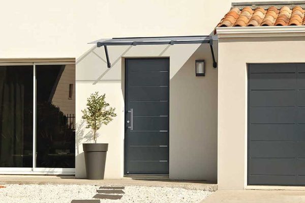 Bel'm Aluminium Steel Grey Doors