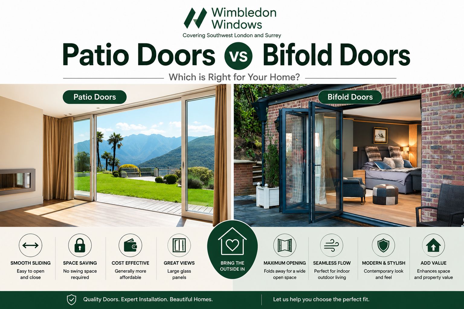 Patio Doors vs Bifold Doors: Which Fits Best?