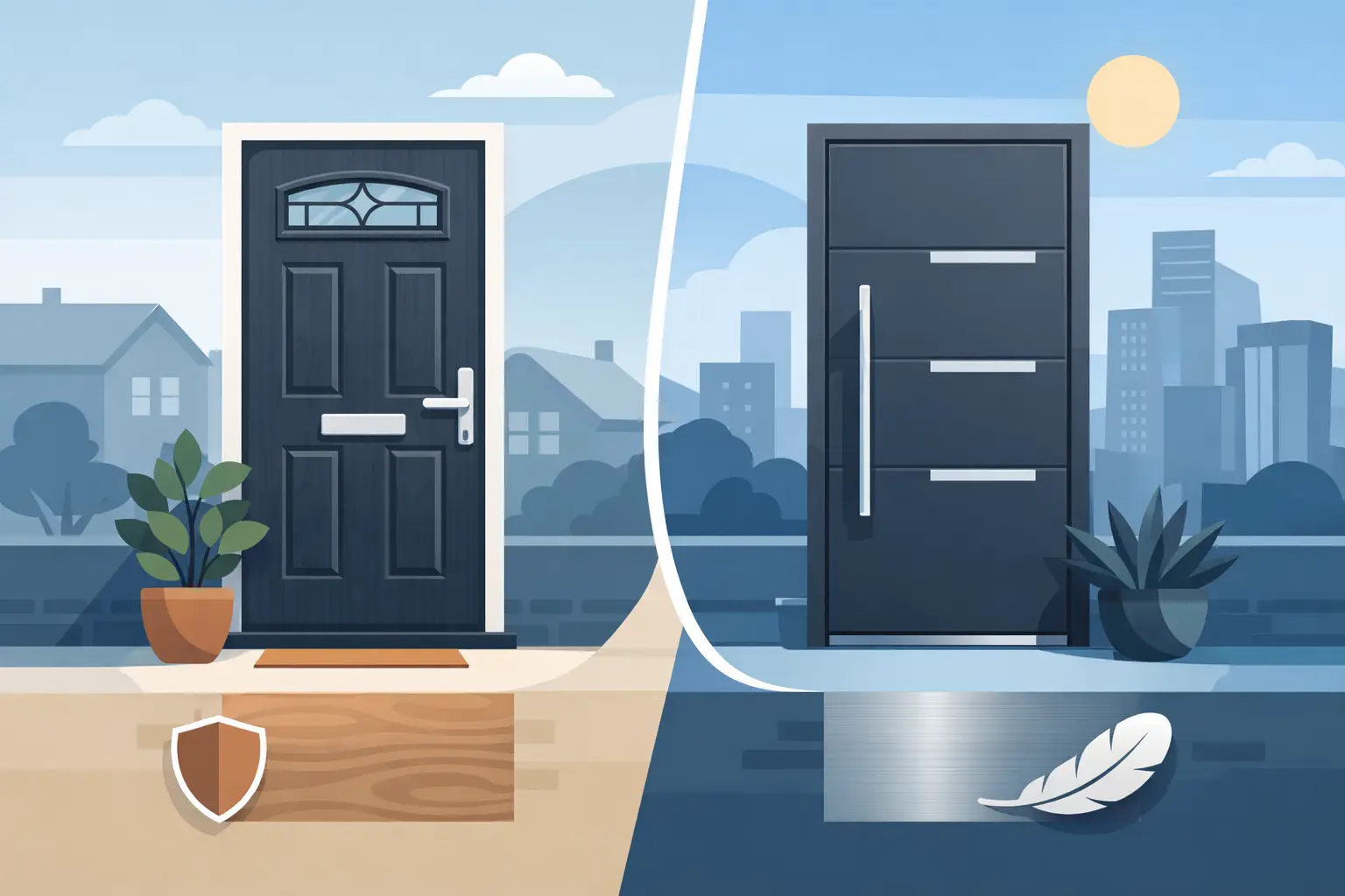 Composite vs Aluminium Doors: Which Suits You?
