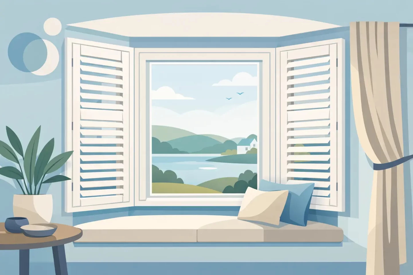 Shutters for Bay Windows That Fit Beautifully